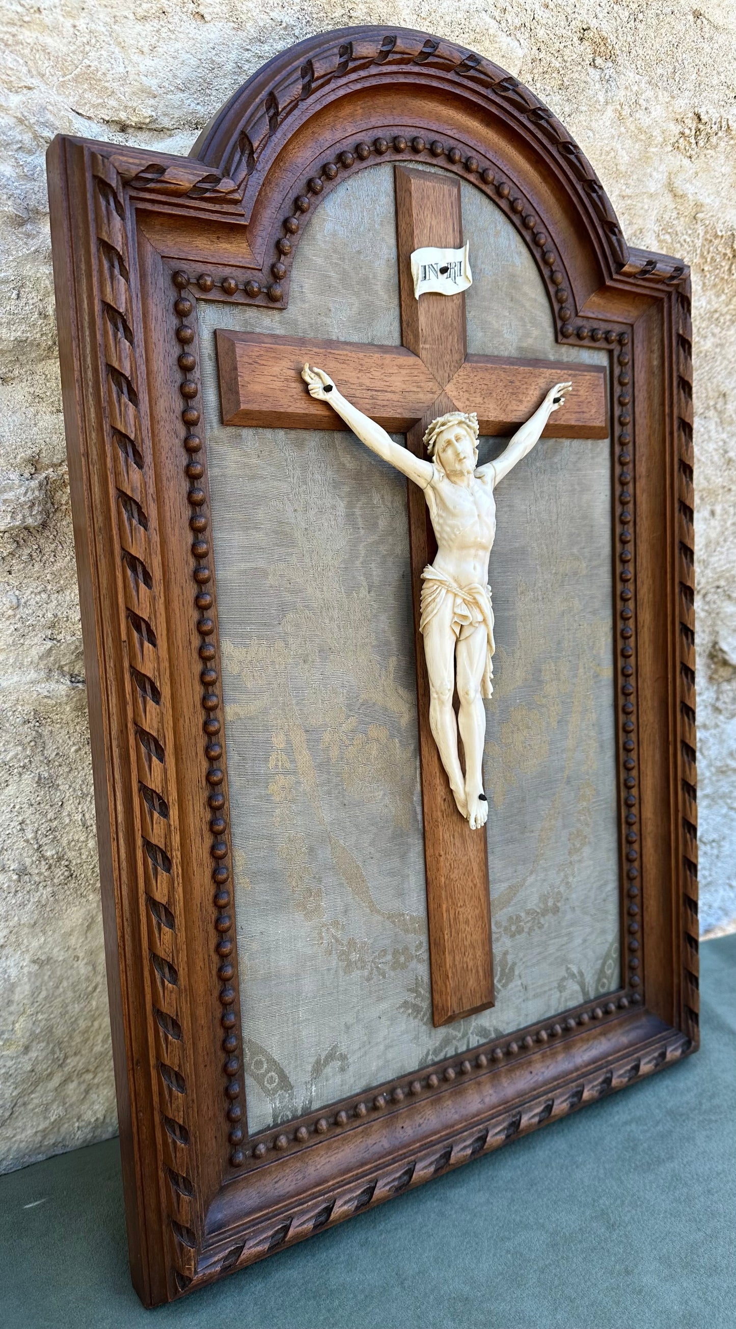 Large Carved Crucifix