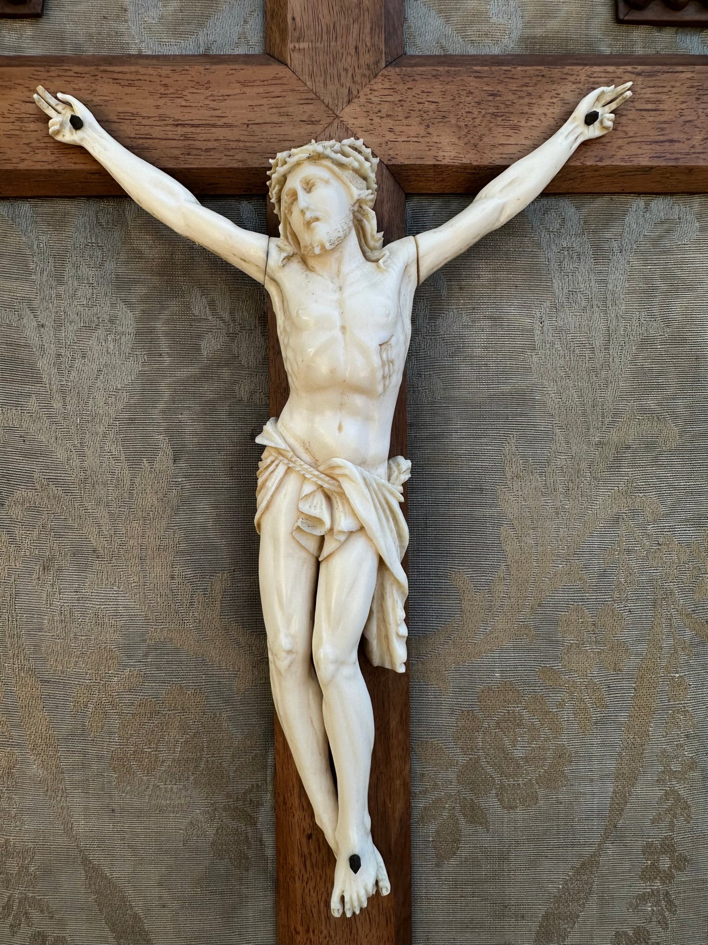 Large Carved Crucifix