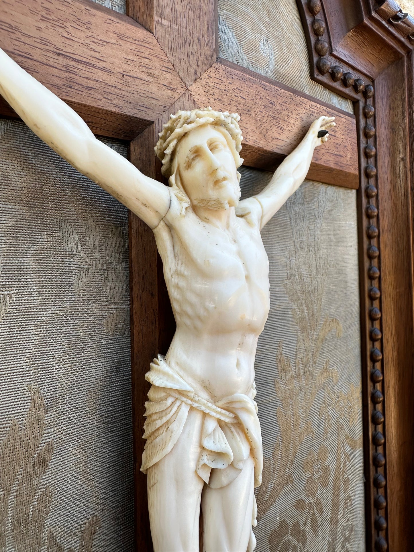 Large Carved Crucifix