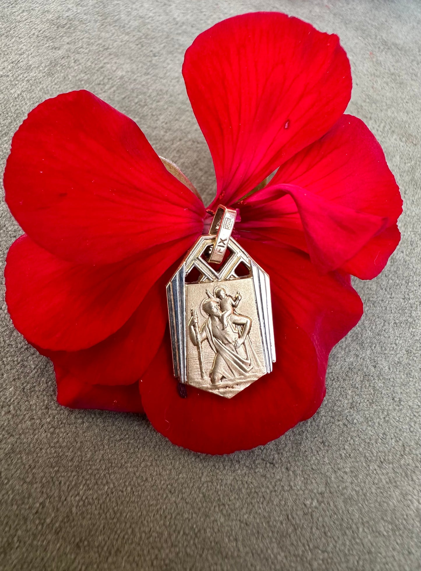 1940's St Christopher Pendant