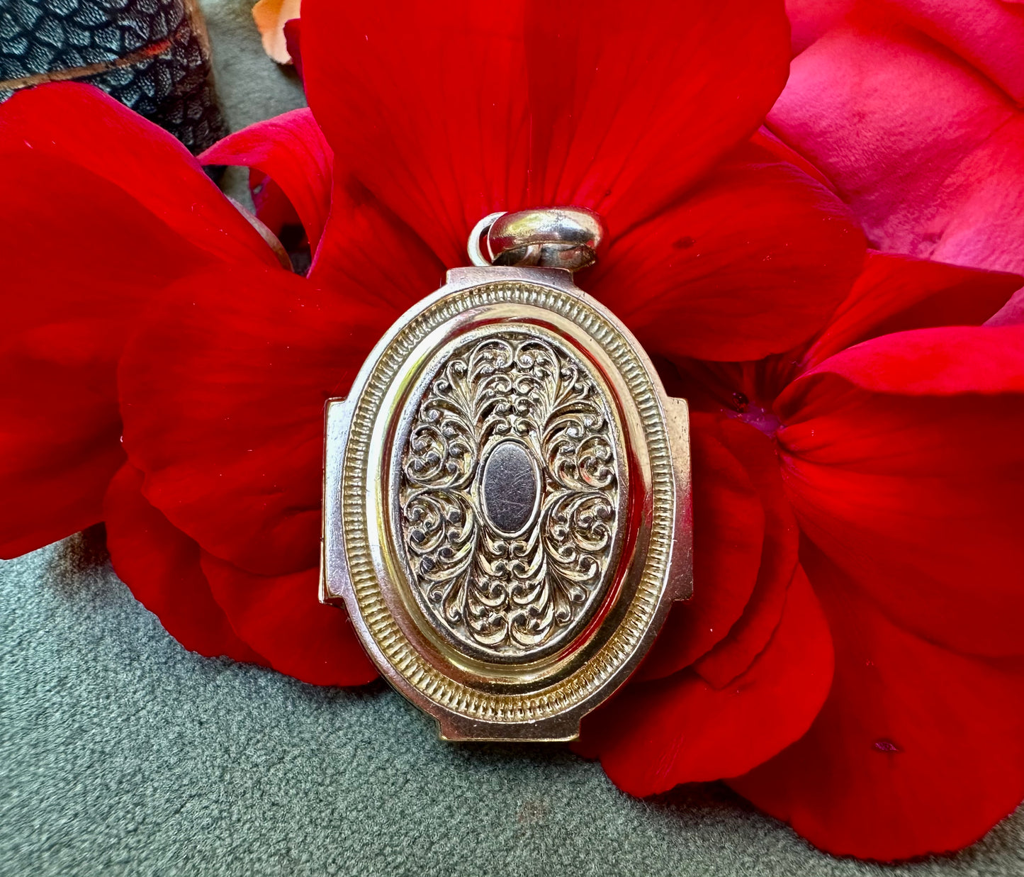 Gold-Plated Necklace Locket