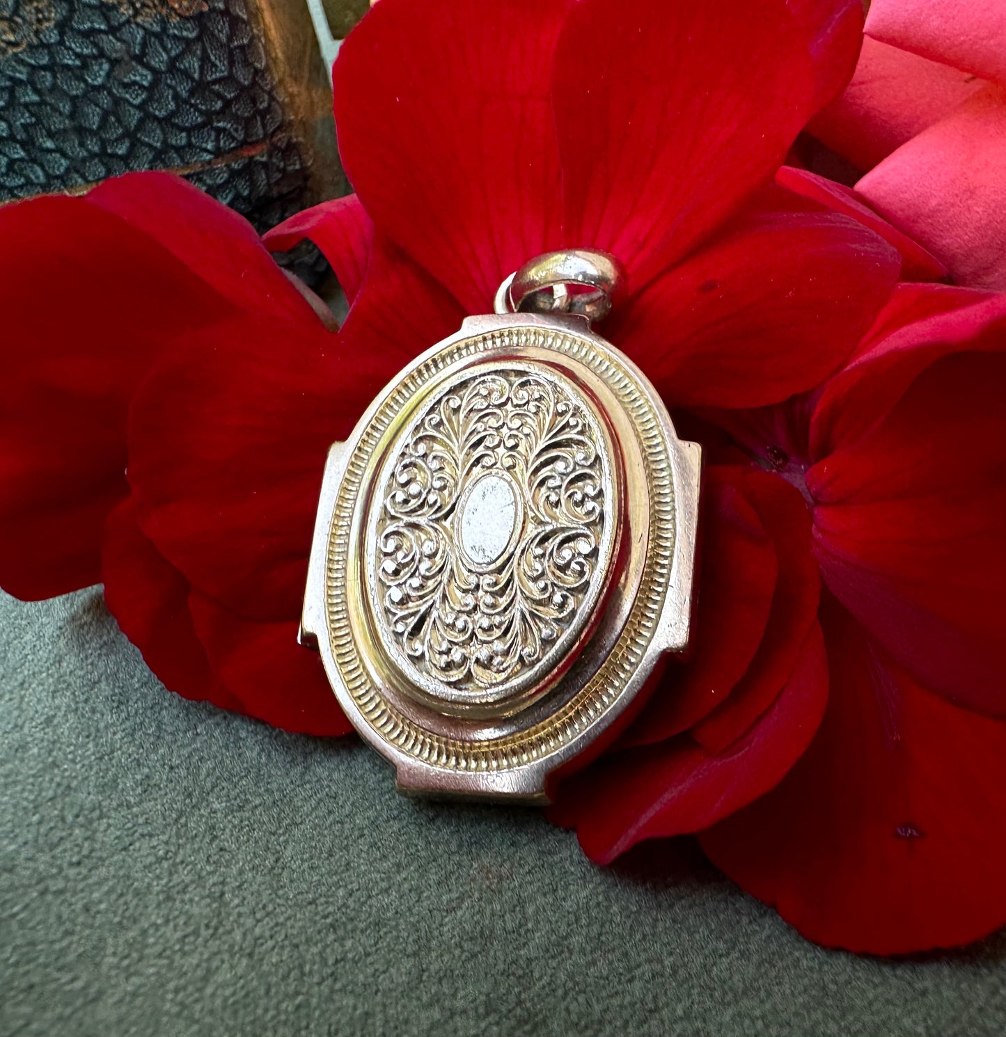 Gold-Plated Necklace Locket