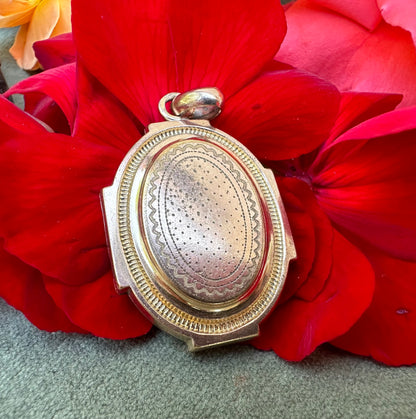 Gold-Plated Necklace Locket