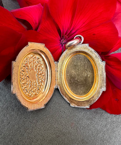 Gold-Plated Necklace Locket