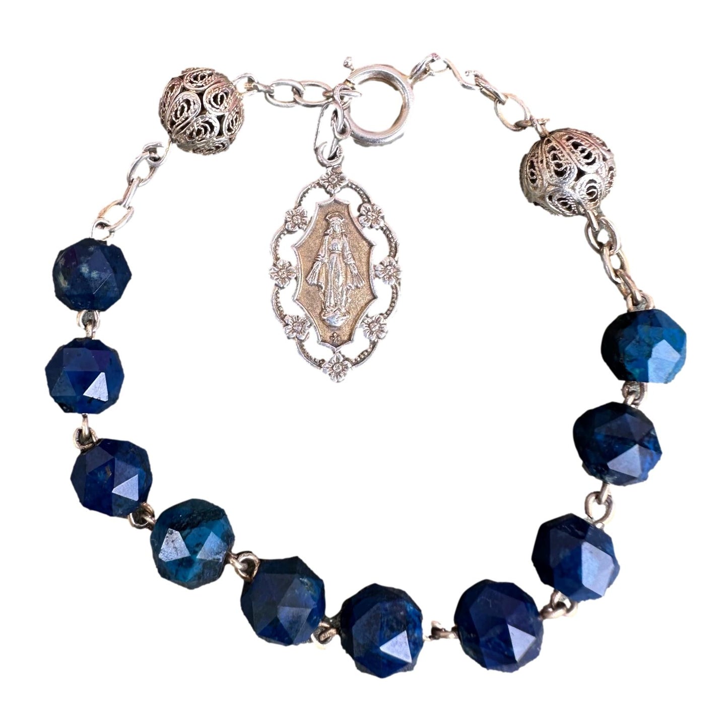 Lapis lazuli Filigree Bracelet