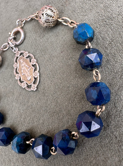 Lapis lazuli Filigree Bracelet