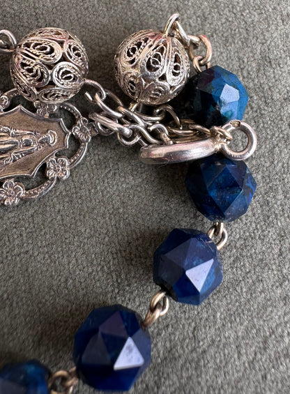 Lapis lazuli Filigree Bracelet