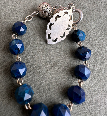 Lapis lazuli Filigree Bracelet