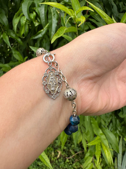 Lapis lazuli Filigree Bracelet