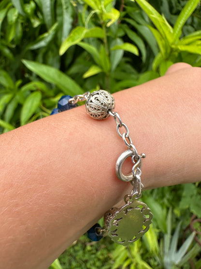 Lapis lazuli Filigree Bracelet