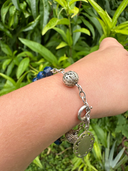 Lapis lazuli Filigree Bracelet