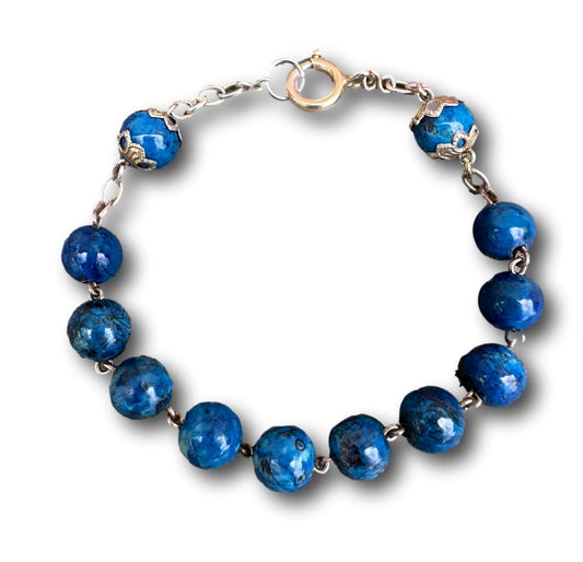 Lapis Lazuli Rosary Bracelet