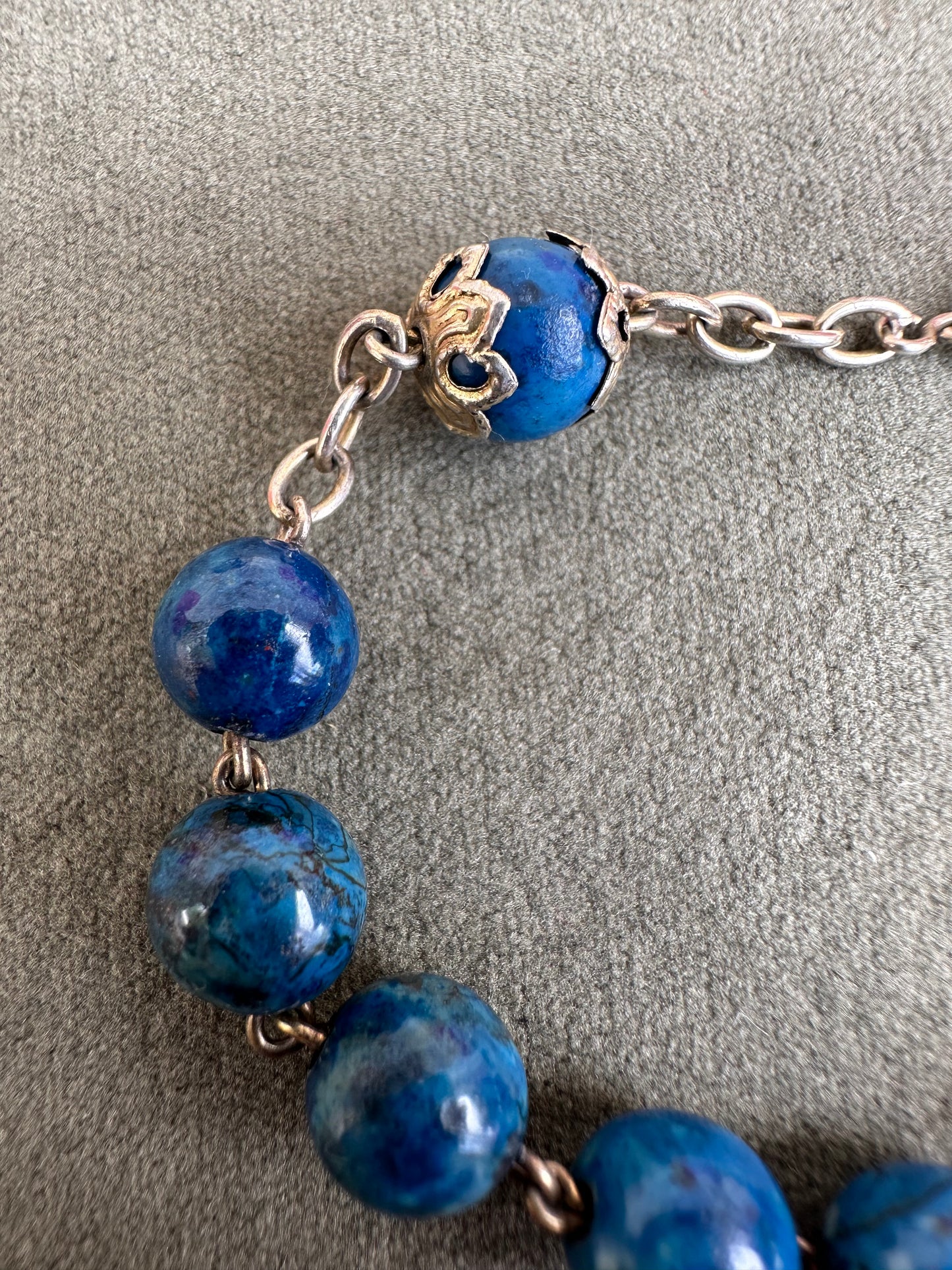 Lapis Lazuli Rosary Bracelet