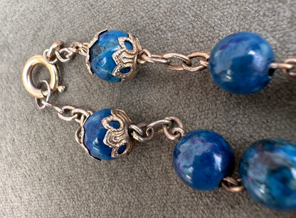 Lapis Lazuli Rosary Bracelet