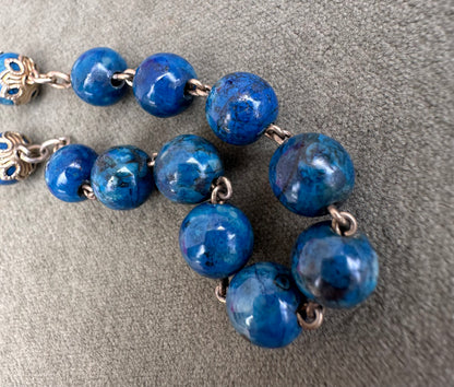 Lapis Lazuli Rosary Bracelet