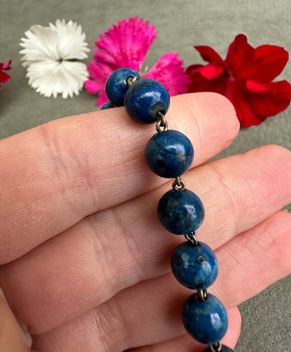 Lapis Lazuli Rosary Bracelet