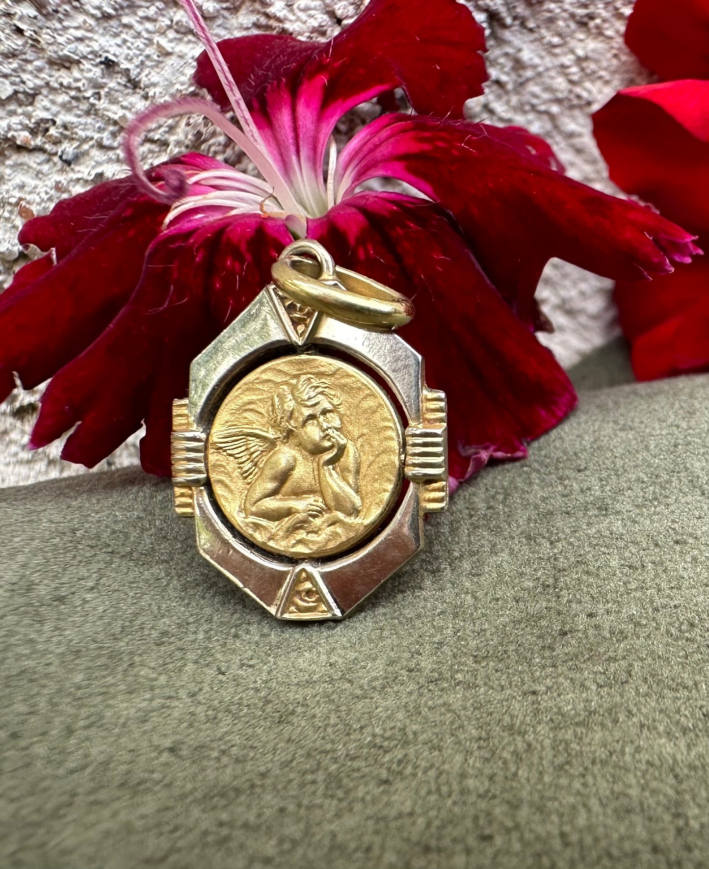 18K Goldfilled Angel Pendant by Oria