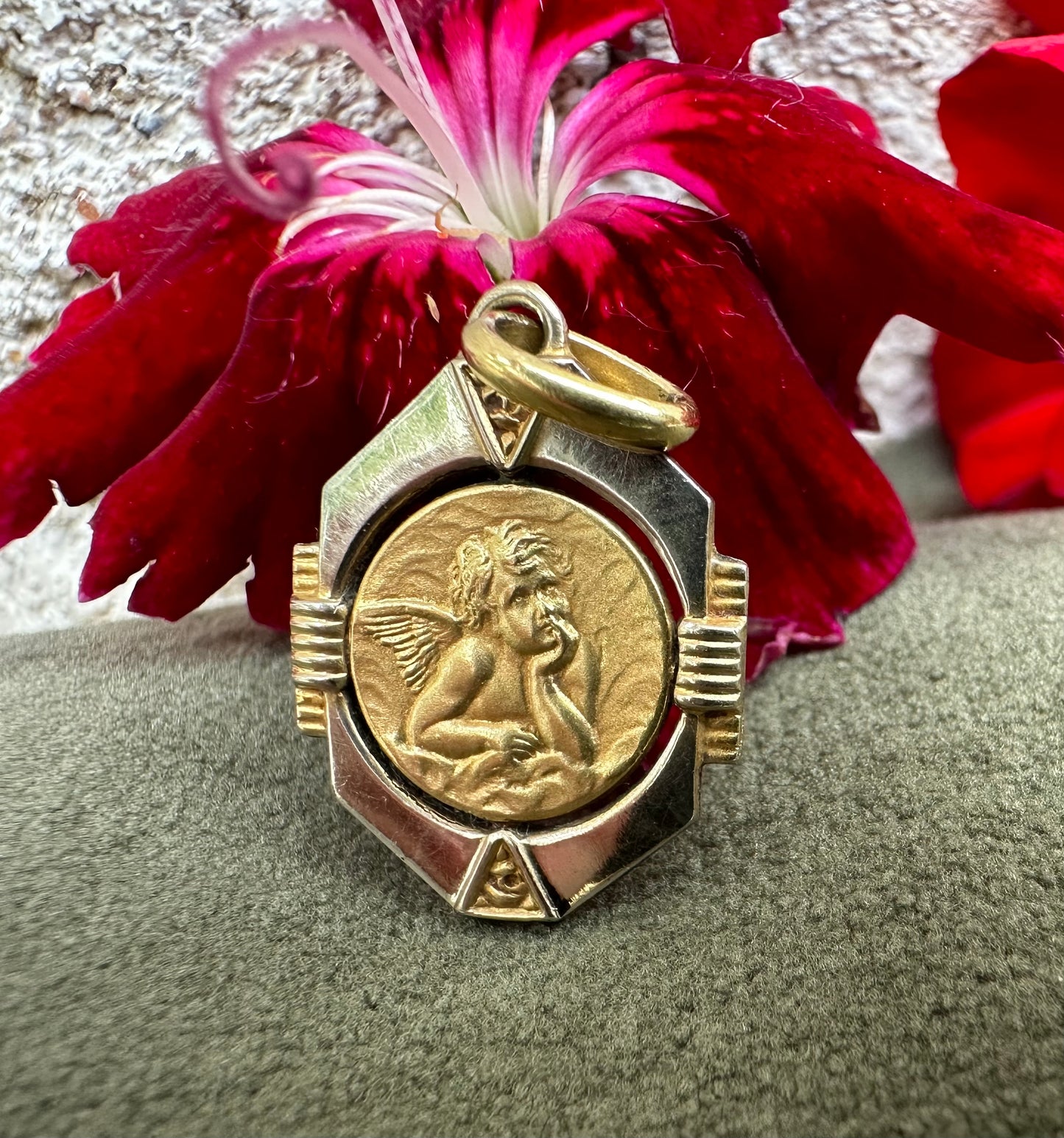 18K Goldfilled Angel Pendant by Oria