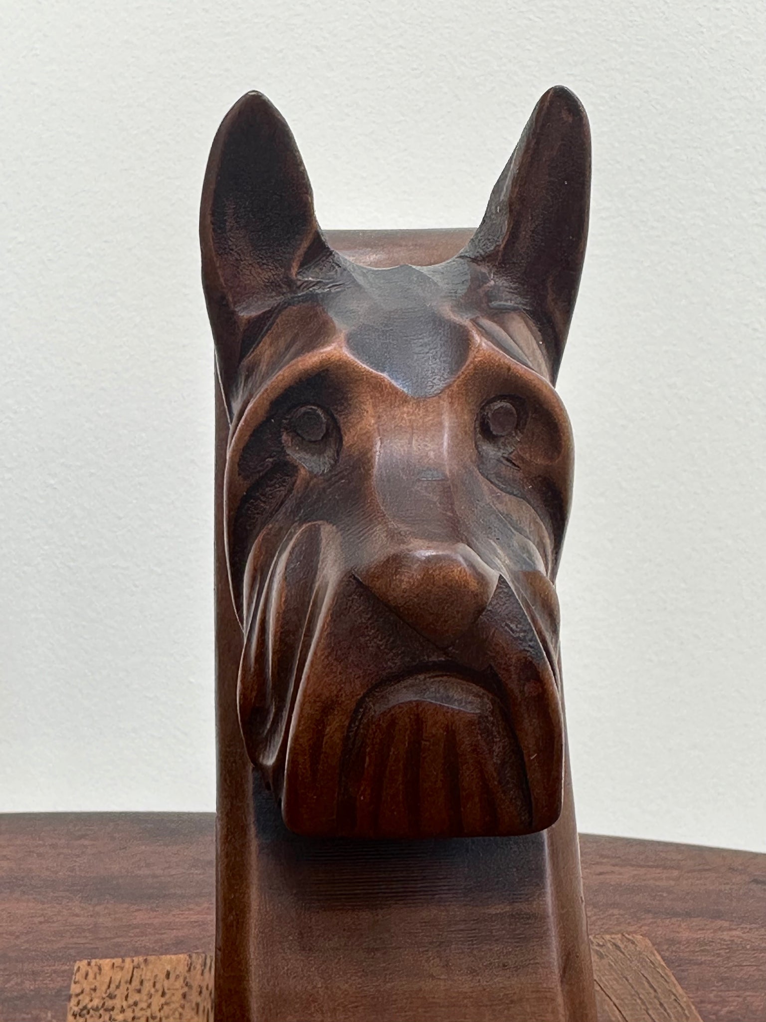 Art Deco Scottish Terrier Wooden Bookends
