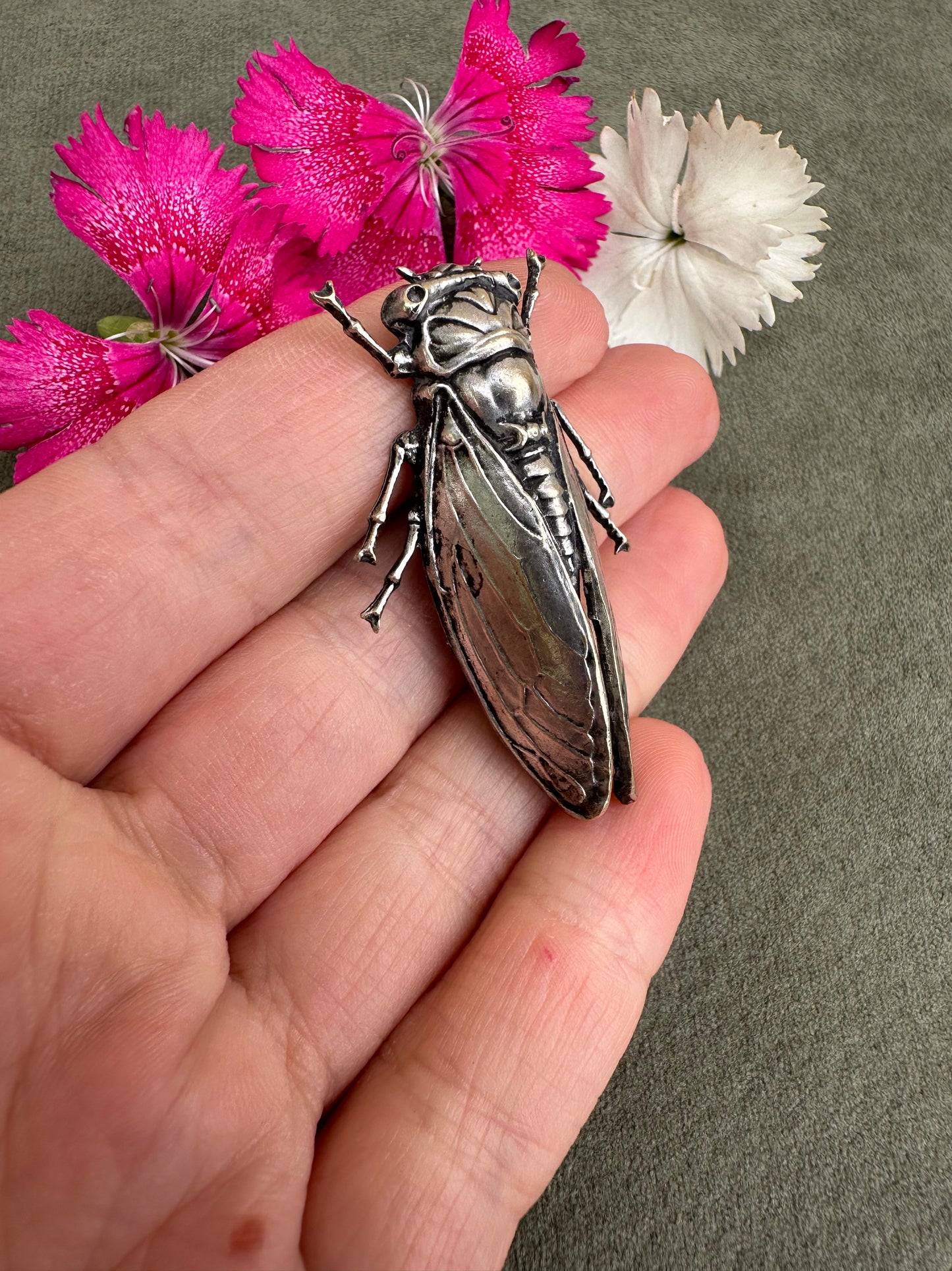 Cicada Brooch