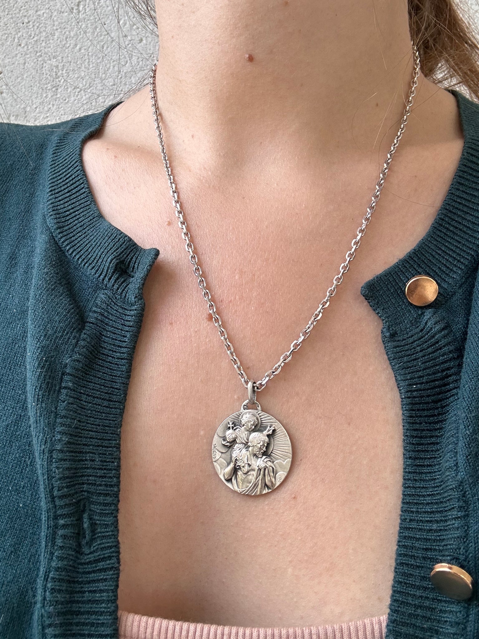 St Christopher Necklace by C Charl