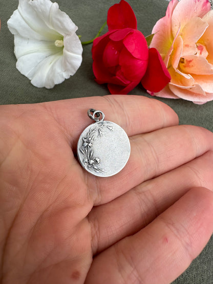 Silver St Joan of Arc Pendant