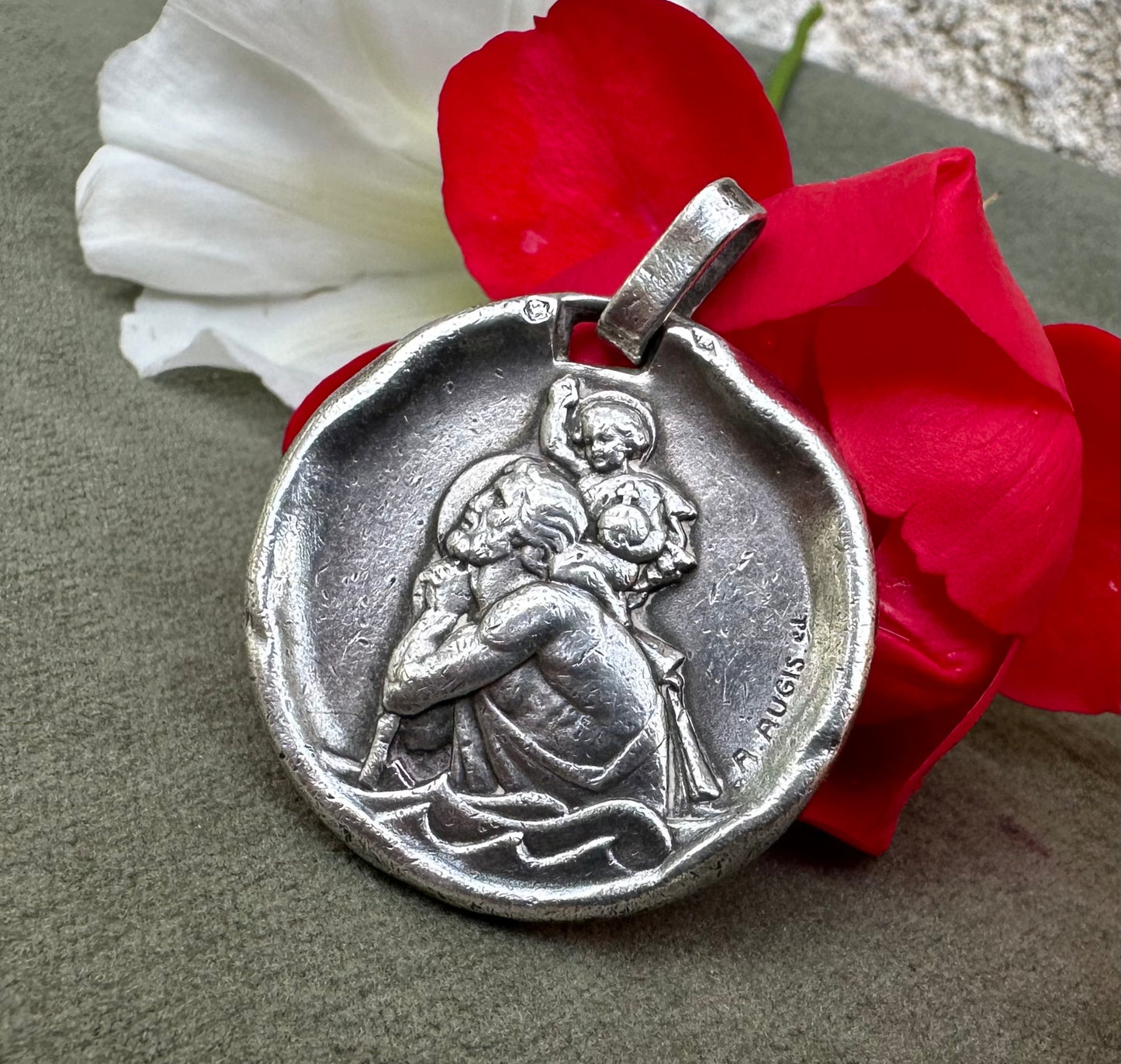 St Christopher Pendant by A Augis