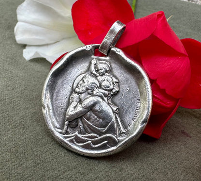 St Christopher Pendant by A Augis