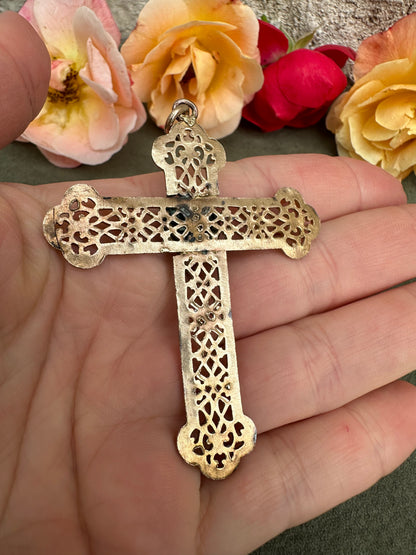 Byzantine Design Cross Pendant