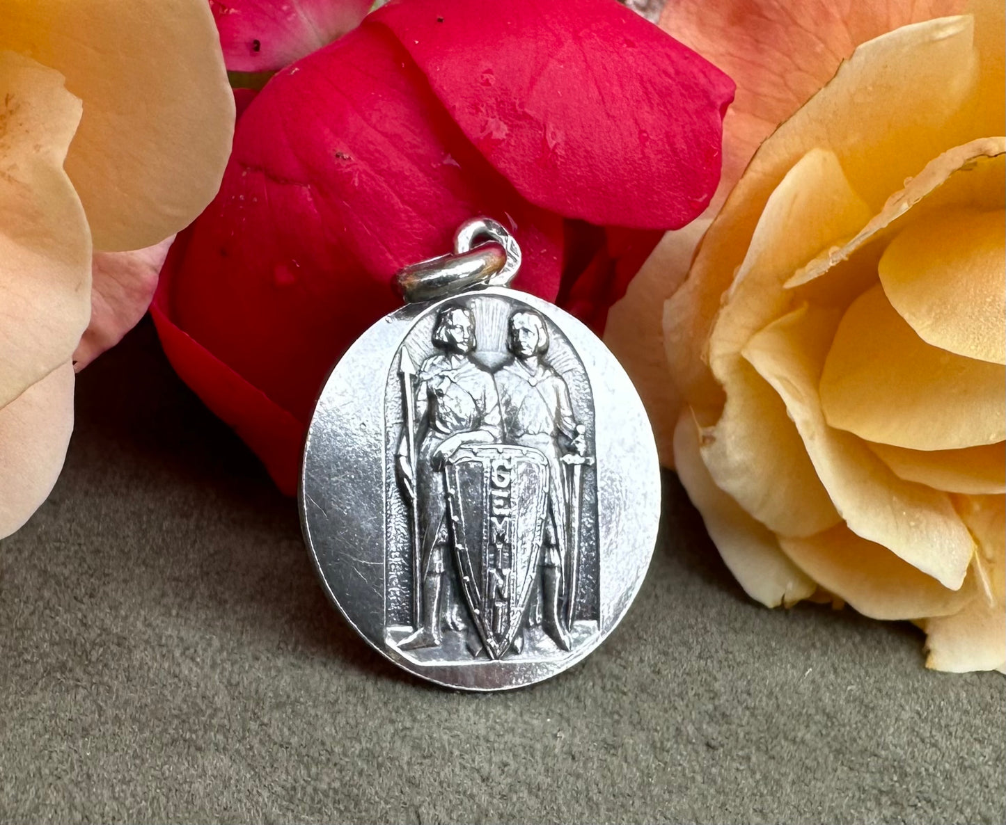 Silver Gemini Pendant by Becker