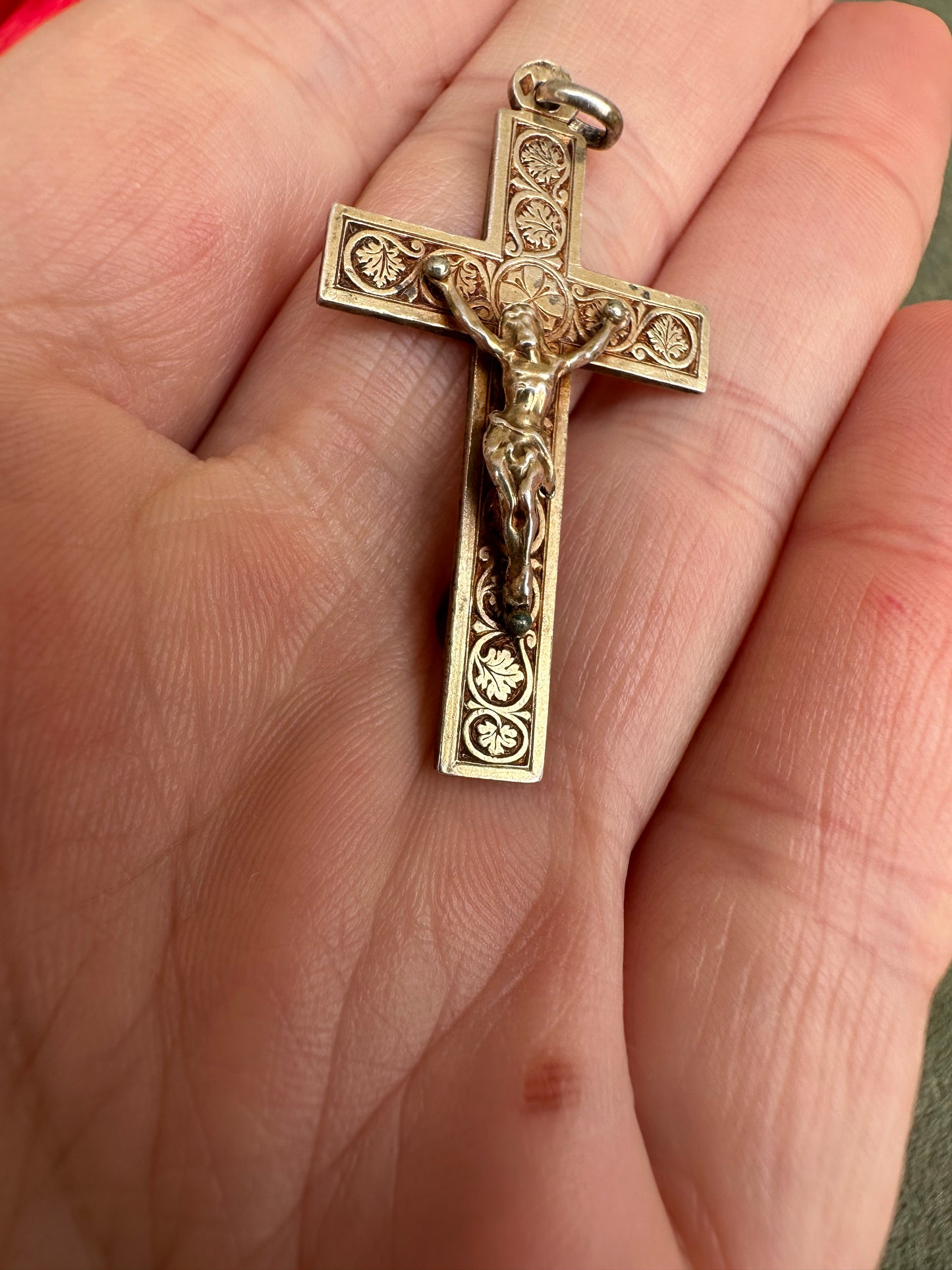 Gold Silver Cross Pendant