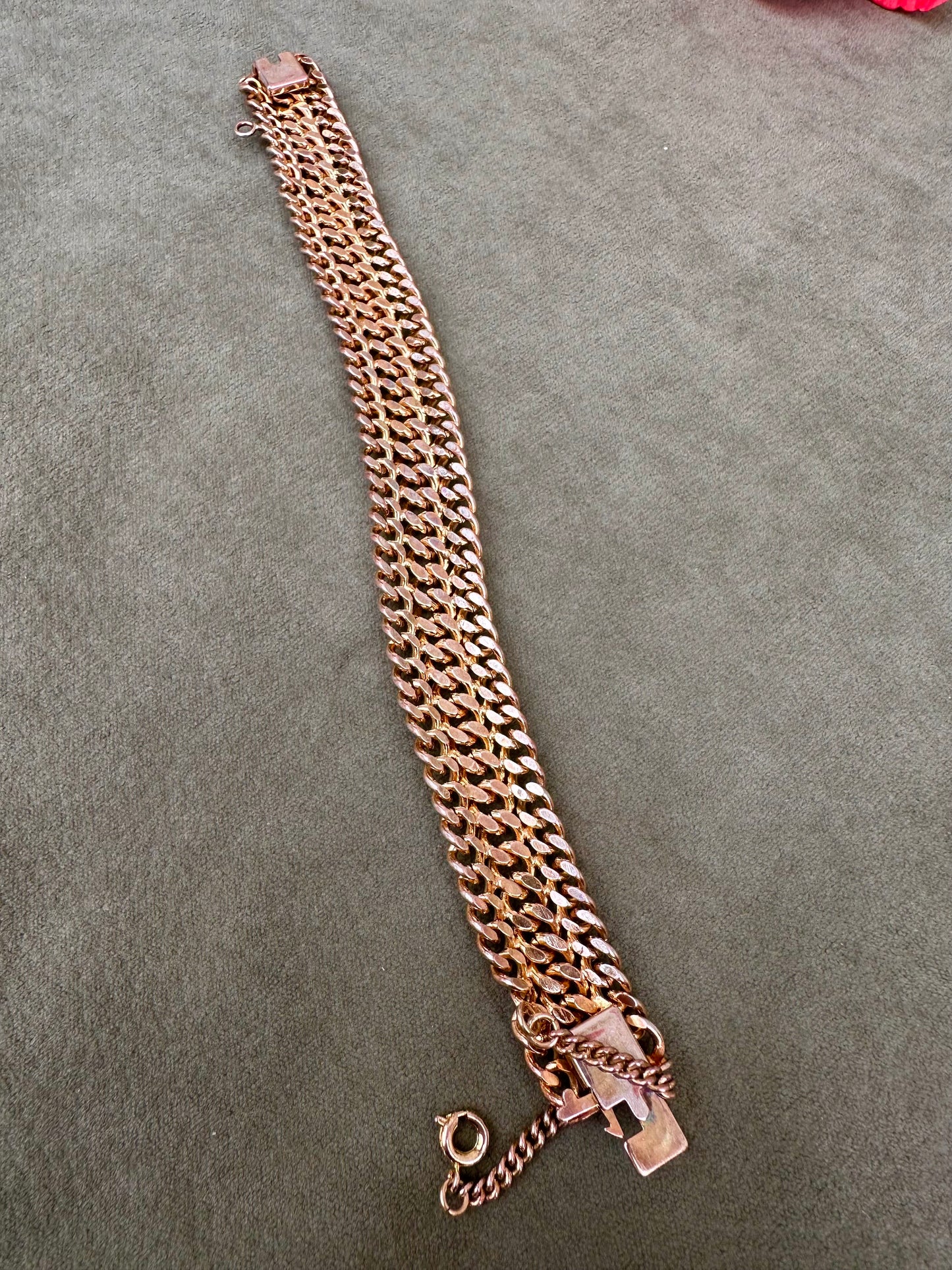 Gold Filled Curb Link Chain Bracelet