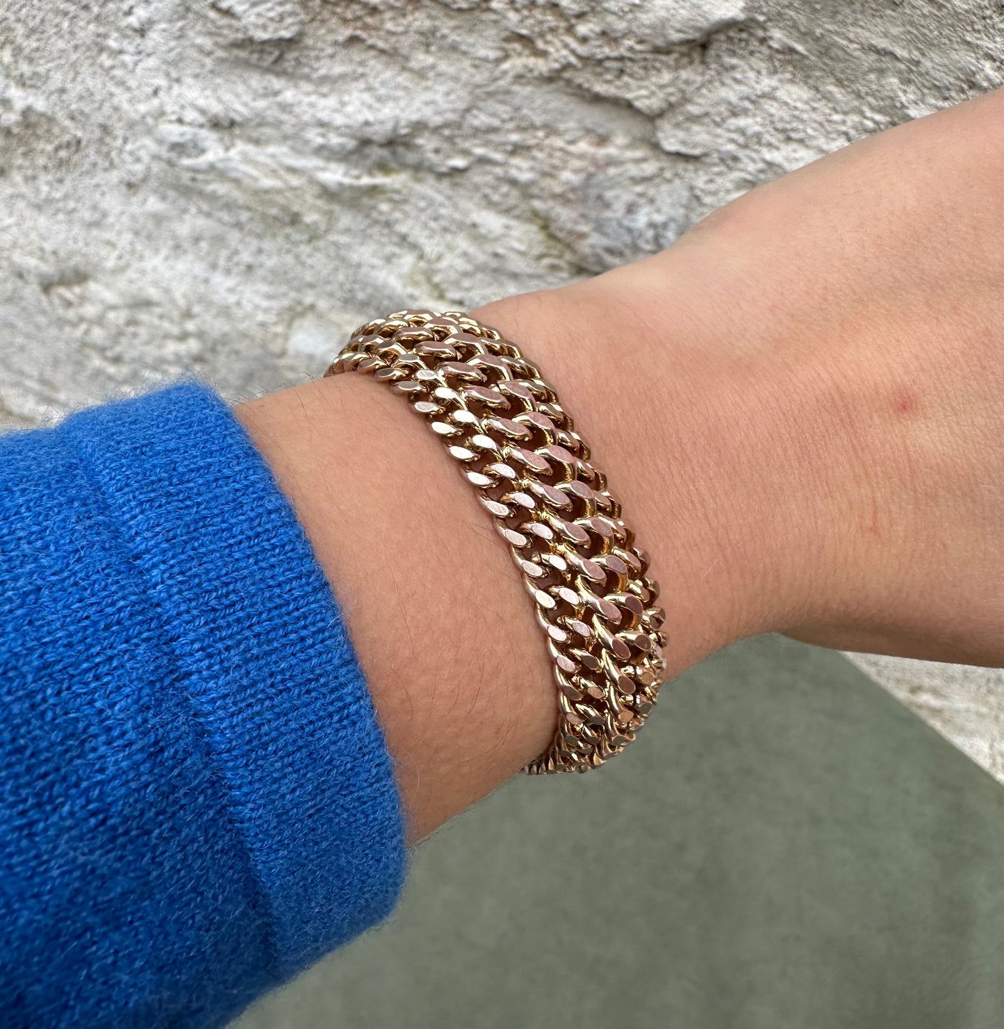 Gold Filled Curb Link Chain Bracelet