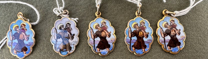 St Christopher Enamel Pendant