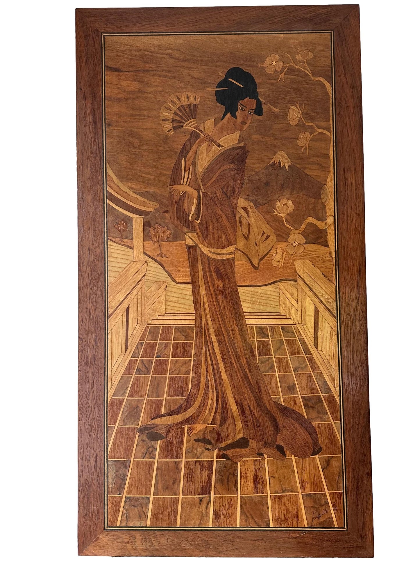 Art Nouveau Marquetry