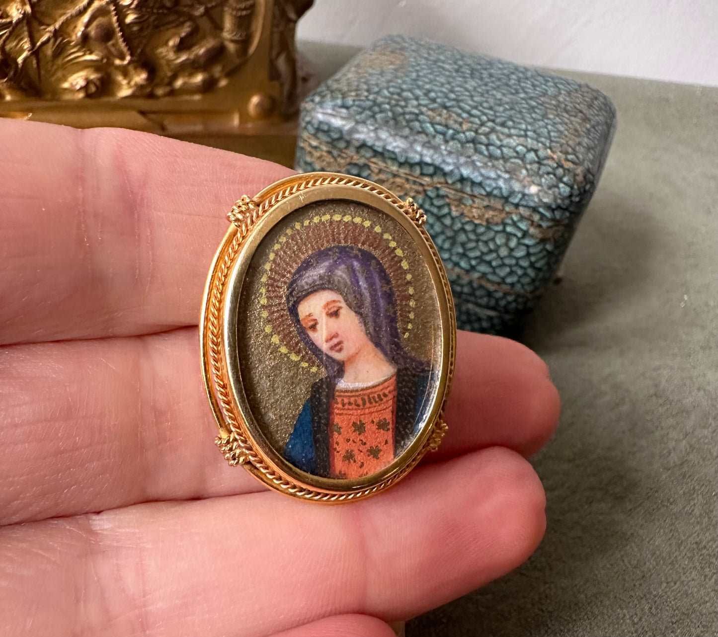 Miniature Portrait Pendant