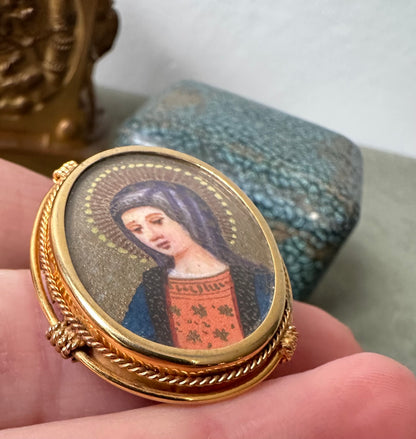 Miniature Portrait Pendant