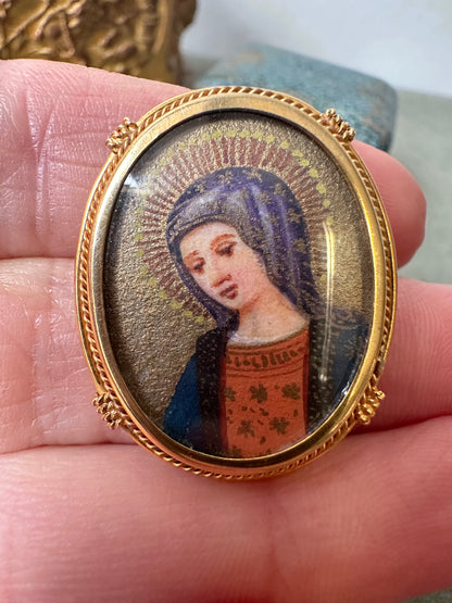 Miniature Portrait Pendant