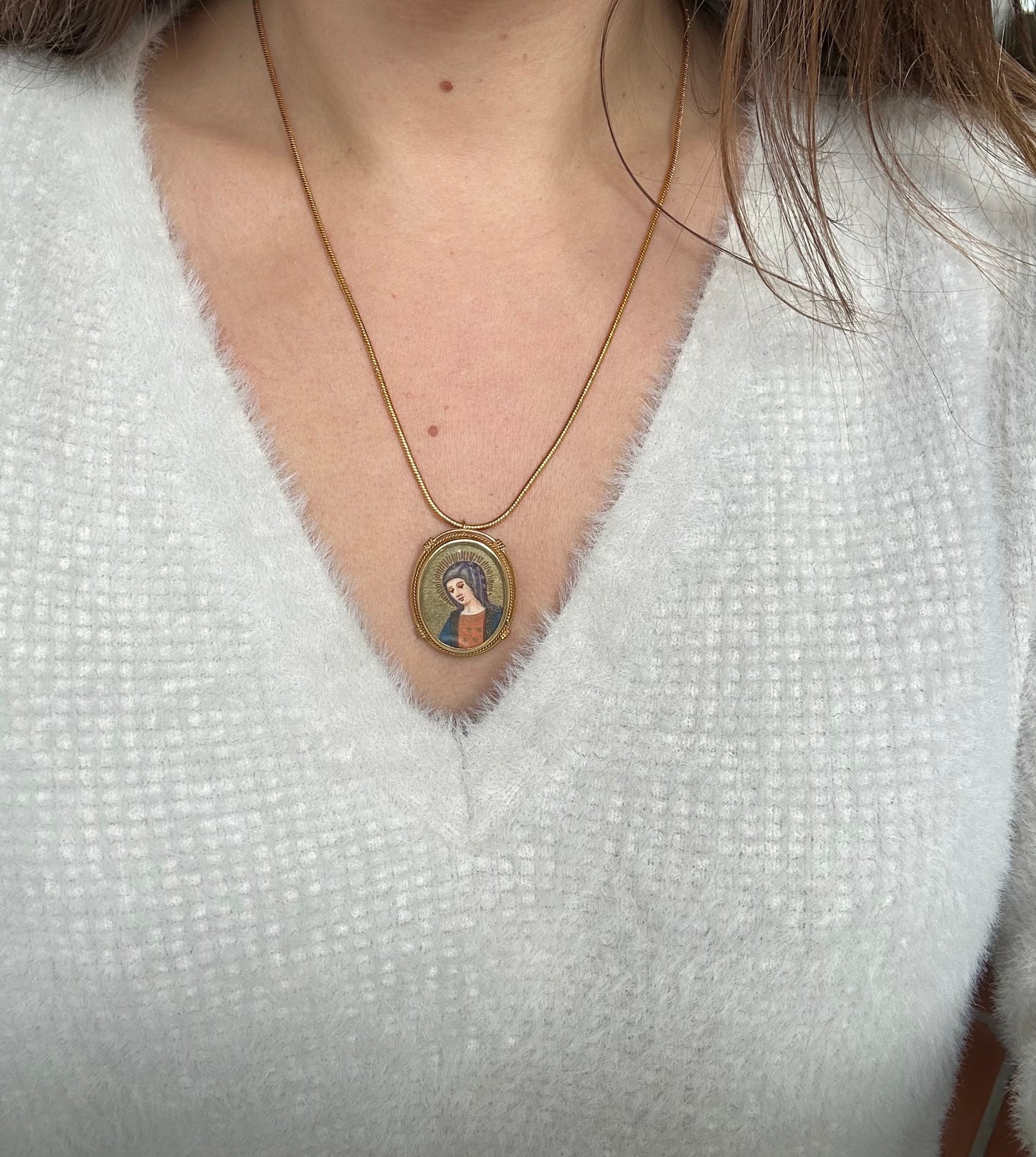 Miniature Portrait Pendant