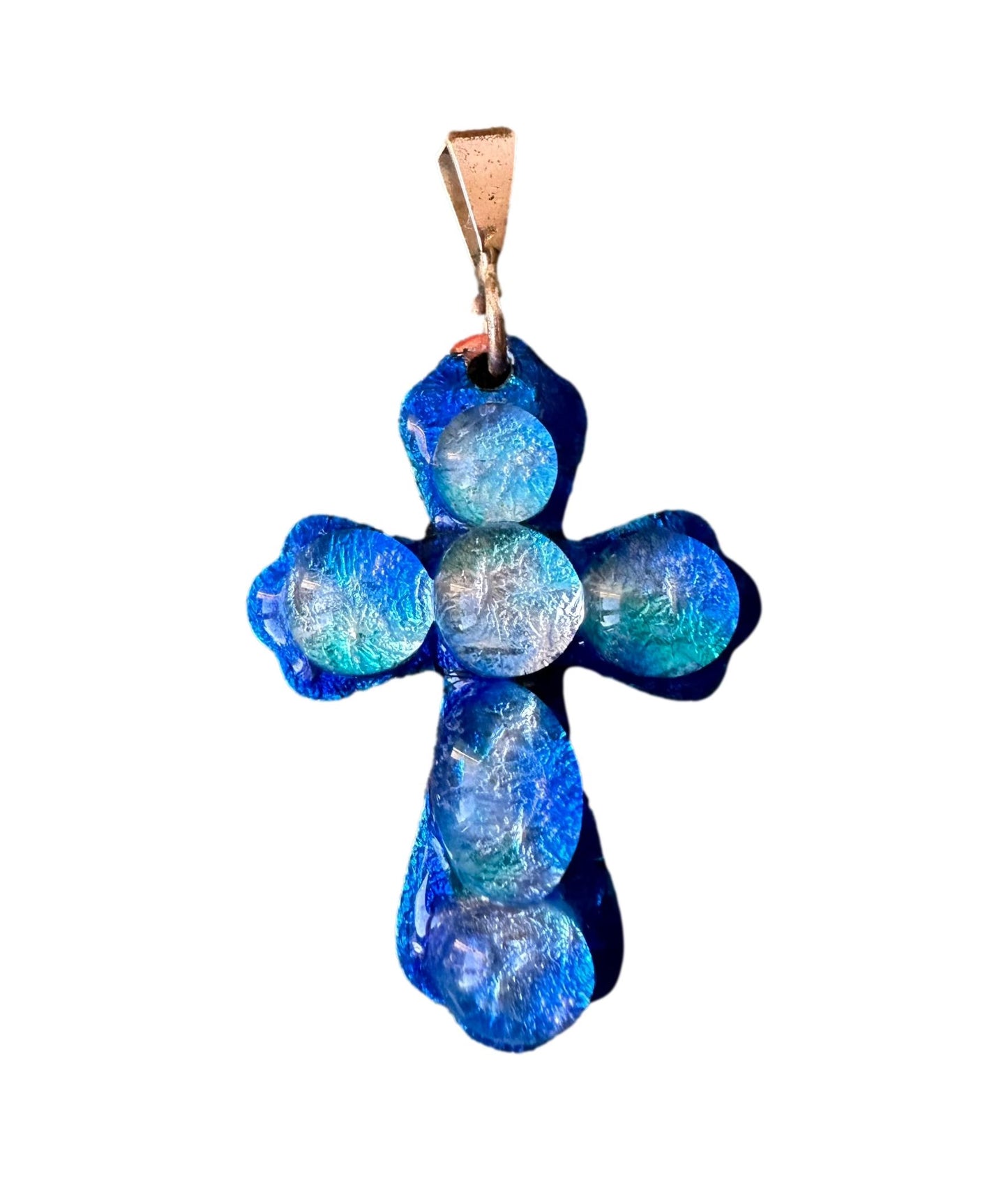 Limoges Enameled Cross by Betourne