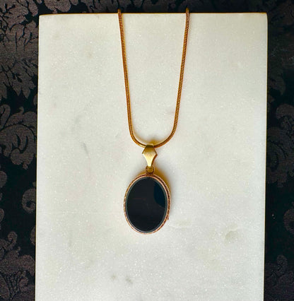 Black Onyx Medallion