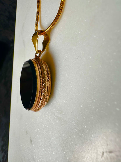 Black Onyx Medallion