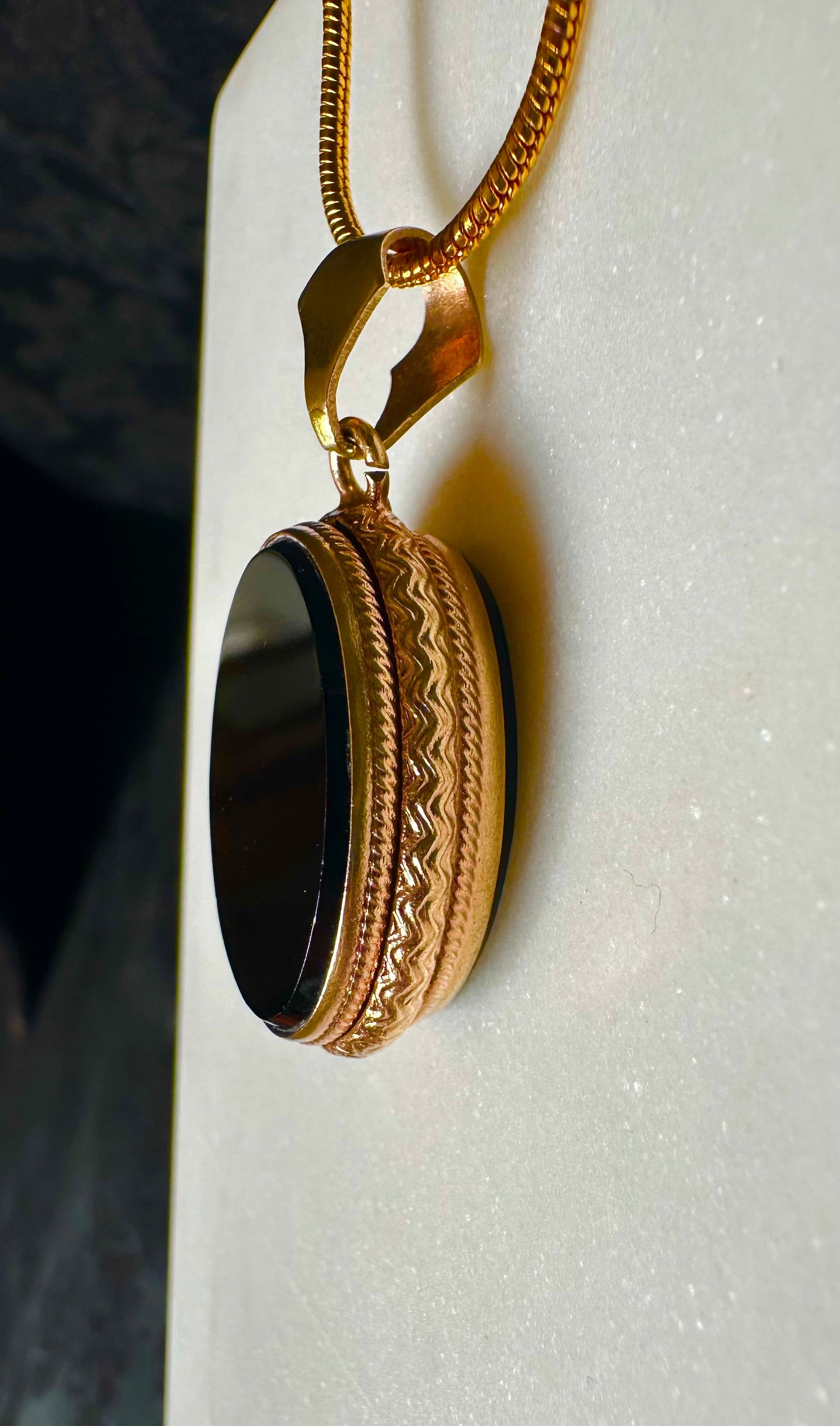 Black Onyx Medallion