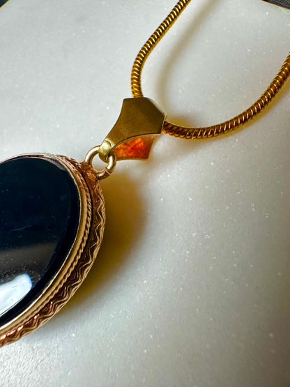 Black Onyx Medallion