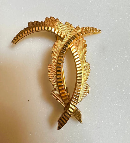 Vintage Leaf Brooch