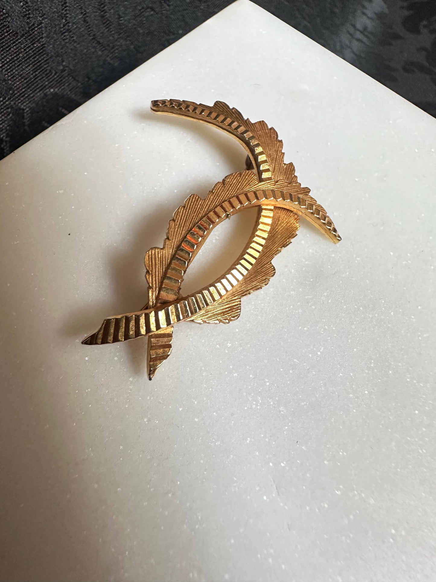 Vintage Leaf Brooch