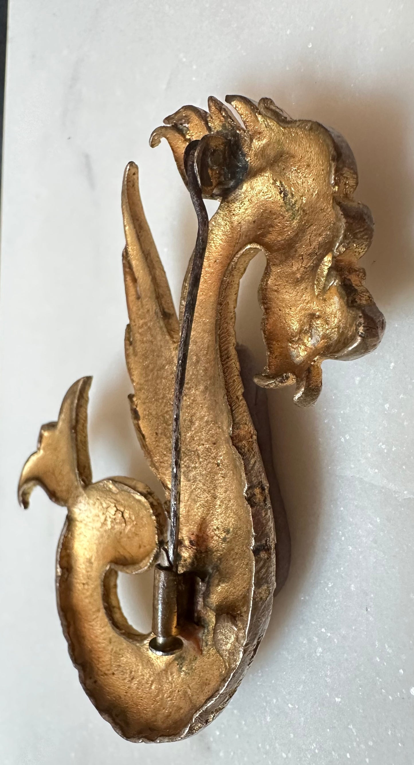 Vintage Dragon Pin Brooch