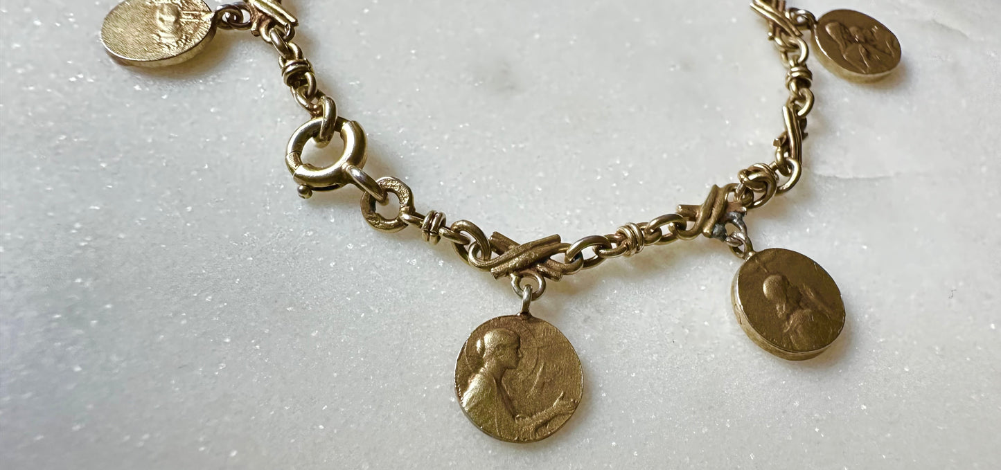 Vermeil Charm Bracelet