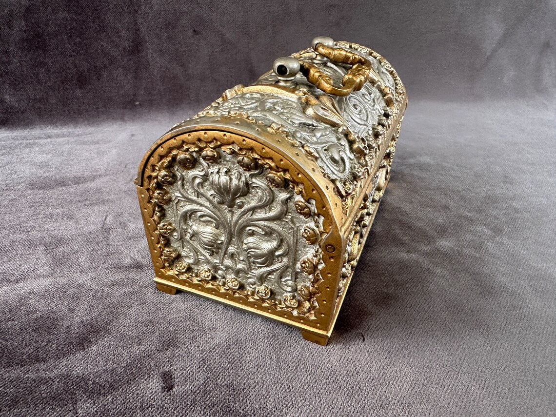 French Antique Art nouveau Jewelry box