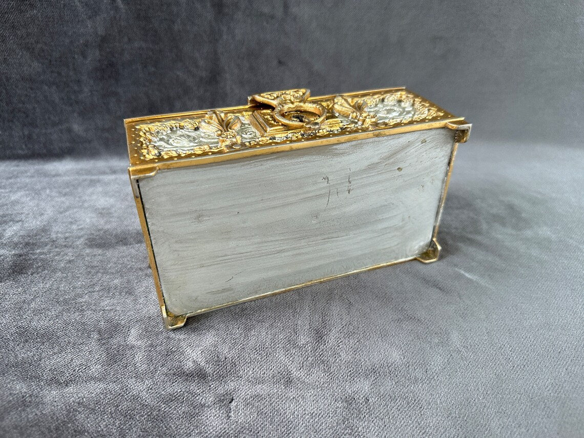 French Antique Art nouveau Jewelry box
